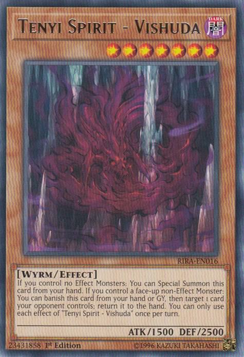 Tenyi Spirit - Vishuda RIRA-EN016 card from Rising Rampage