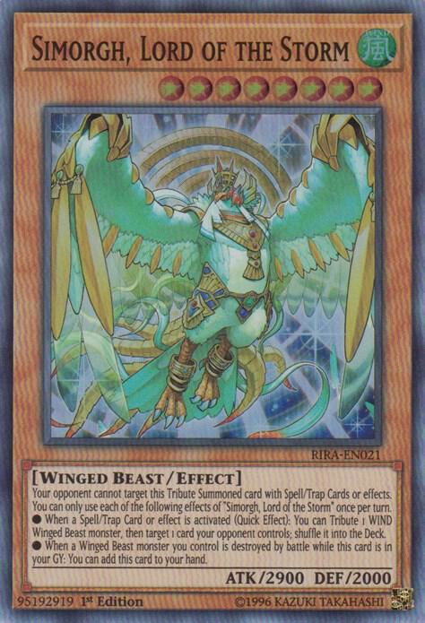 Simorgh, Lord of the Storm RIRA-EN021 card from Rising Rampage