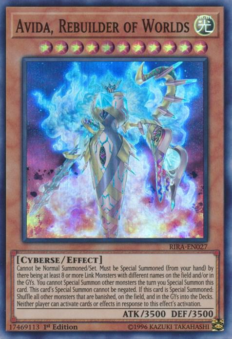 Avida, Rebuilder of Worlds RIRA-EN027 card from Rising Rampage