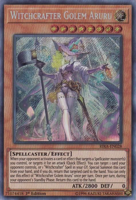 Witchcrafter Golem Aruru RIRA-EN028 card from Rising Rampage