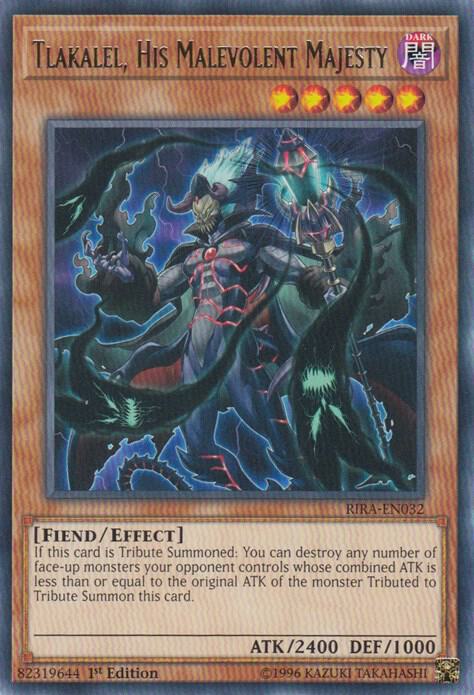 Tlakalel, His Malevolent Majesty RIRA-EN032 card from Rising Rampage