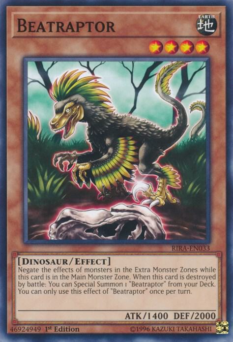 Beatraptor RIRA-EN033 card from Rising Rampage