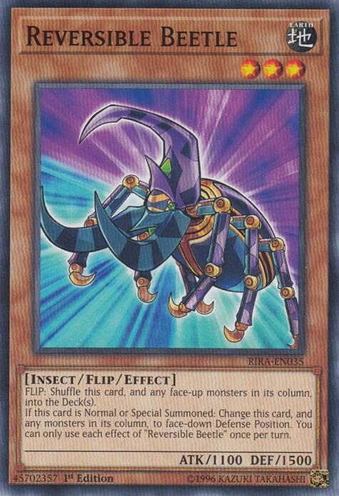 Reversible Beetle RIRA-EN035 card from Rising Rampage