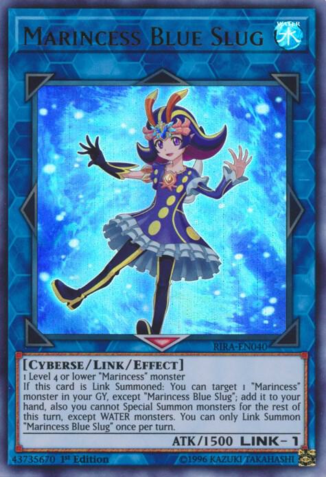 Marincess Blue Slug RIRA-EN040 card from Rising Rampage