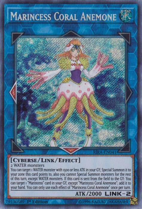 Marincess Coral Anemone RIRA-EN041 card from Rising Rampage