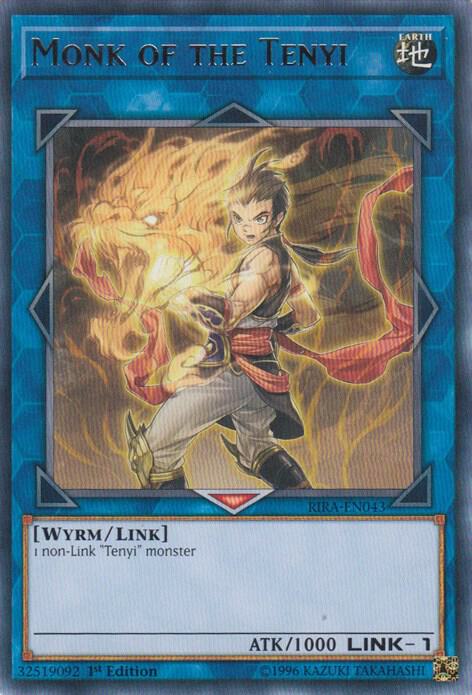 Monk of the Tenyi RIRA-EN043 card from Rising Rampage