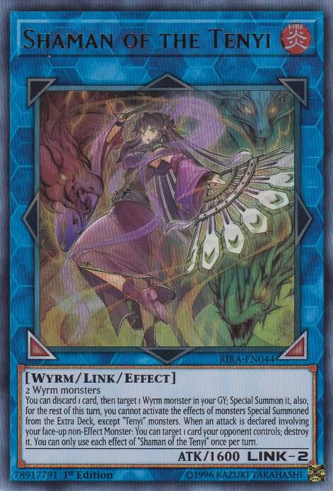 Shaman of the Tenyi RIRA-EN044 card from Rising Rampage