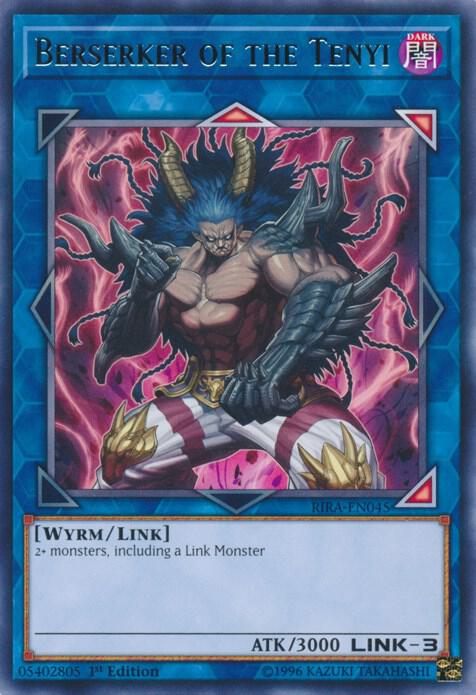 Berserker of the Tenyi RIRA-EN045 card from Rising Rampage