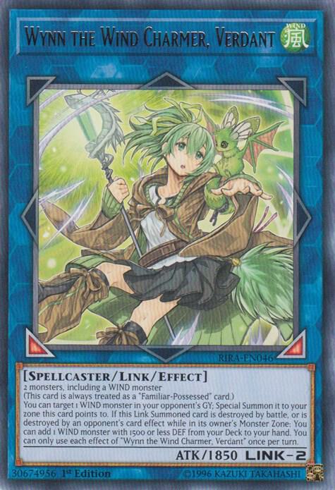 Wynn the Wind Charmer, Verdant RIRA-EN046 card from Rising Rampage