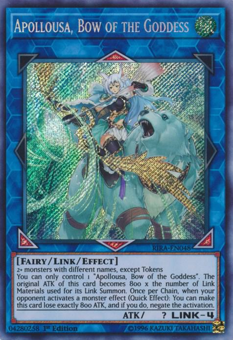 Apollousa, Bow of the Goddess RIRA-EN048 card from Rising Rampage