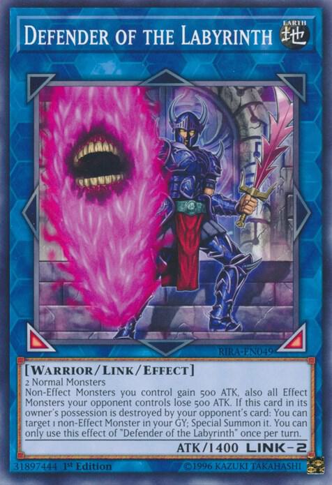 Defender of the Labyrinth RIRA-EN049 card from Rising Rampage