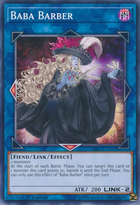 Baba Barber RIRA-EN050 card from Rising Rampage