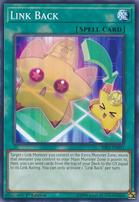 Link Back RIRA-EN051 card from Rising Rampage