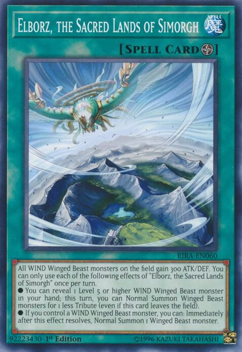 Elborz, the Sacred Lands of Simorgh RIRA-EN060 card from Rising Rampage