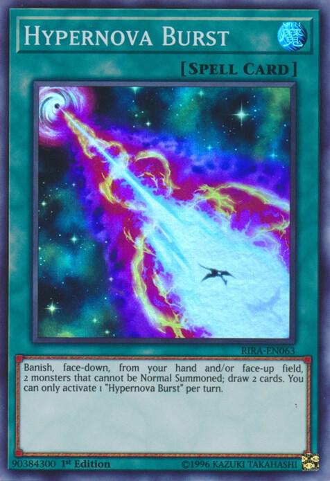Hypernova Burst RIRA-EN063 card from Rising Rampage