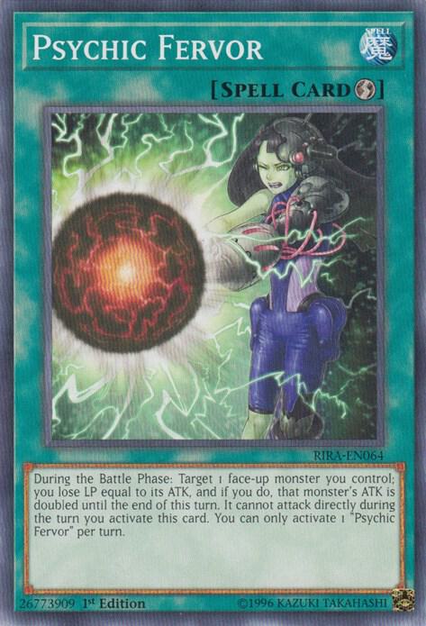 Psychic Fervor RIRA-EN064 card from Rising Rampage