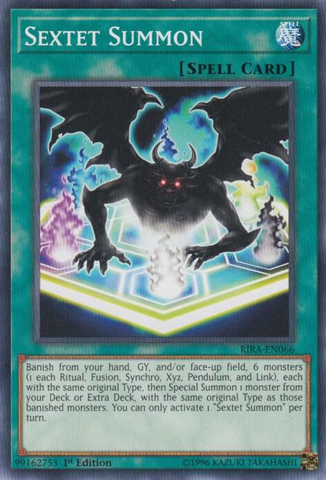 Sextet Summon RIRA-EN066 card from Rising Rampage