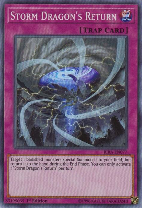 Storm Dragon's Return RIRA-EN077 card from Rising Rampage