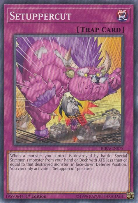 Setuppercut RIRA-EN078 card from Rising Rampage