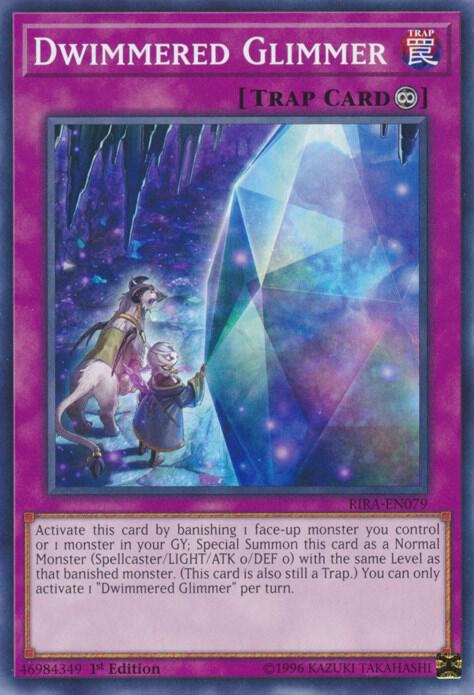 Dwimmered Glimmer RIRA-EN079 card from Rising Rampage