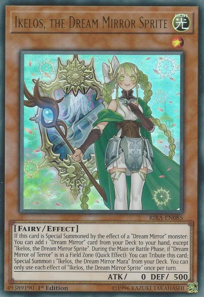 Ikelos, the Dream Mirror Sprite RIRA-EN085 card from Rising Rampage
