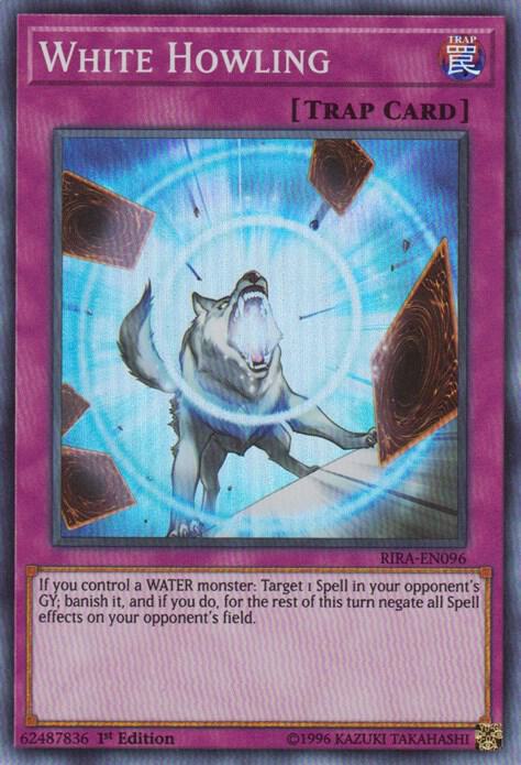 White Howling RIRA-EN096 card from Rising Rampage