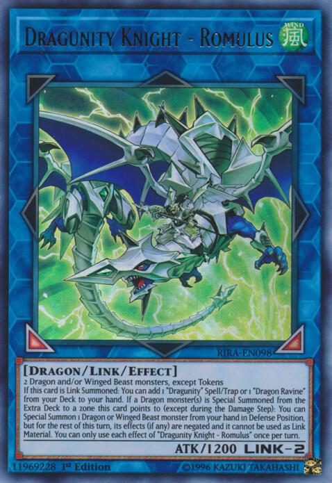 Dragunity Knight - Romulus RIRA-EN098 card from Rising Rampage