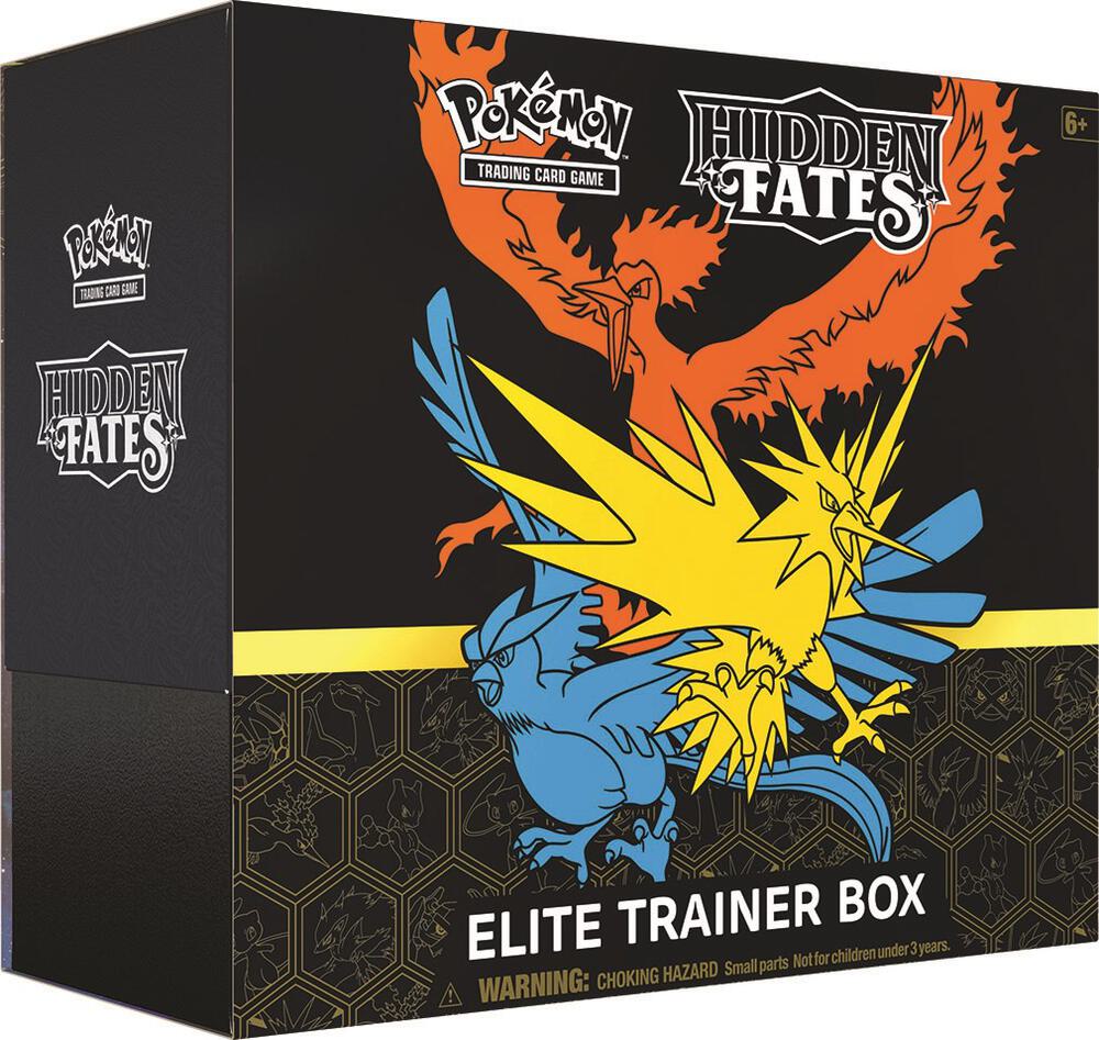 Hidden Fates Elite Trainer Box card from Hidden Fates