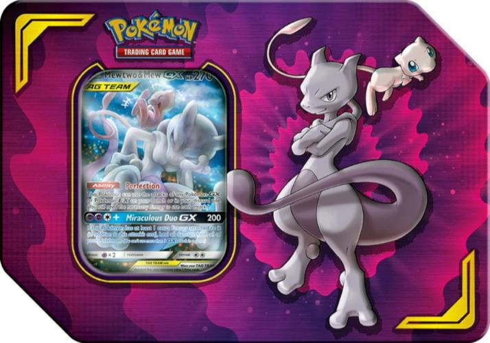 Power Partnership Tin [Mewtwo & Mew GX] card from SM - Unified Minds