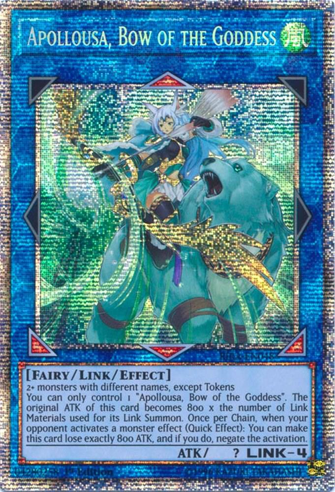 Apollousa, Bow of the Goddess (Starlight Rare) RIRA-EN048 card from Rising Rampage