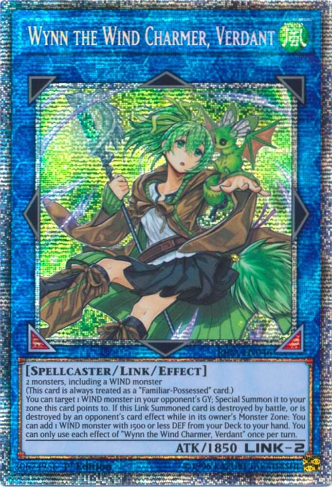 Wynn the Wind Charmer, Verdant (Starlight Rare) RIRA-EN046 card from Rising Rampage