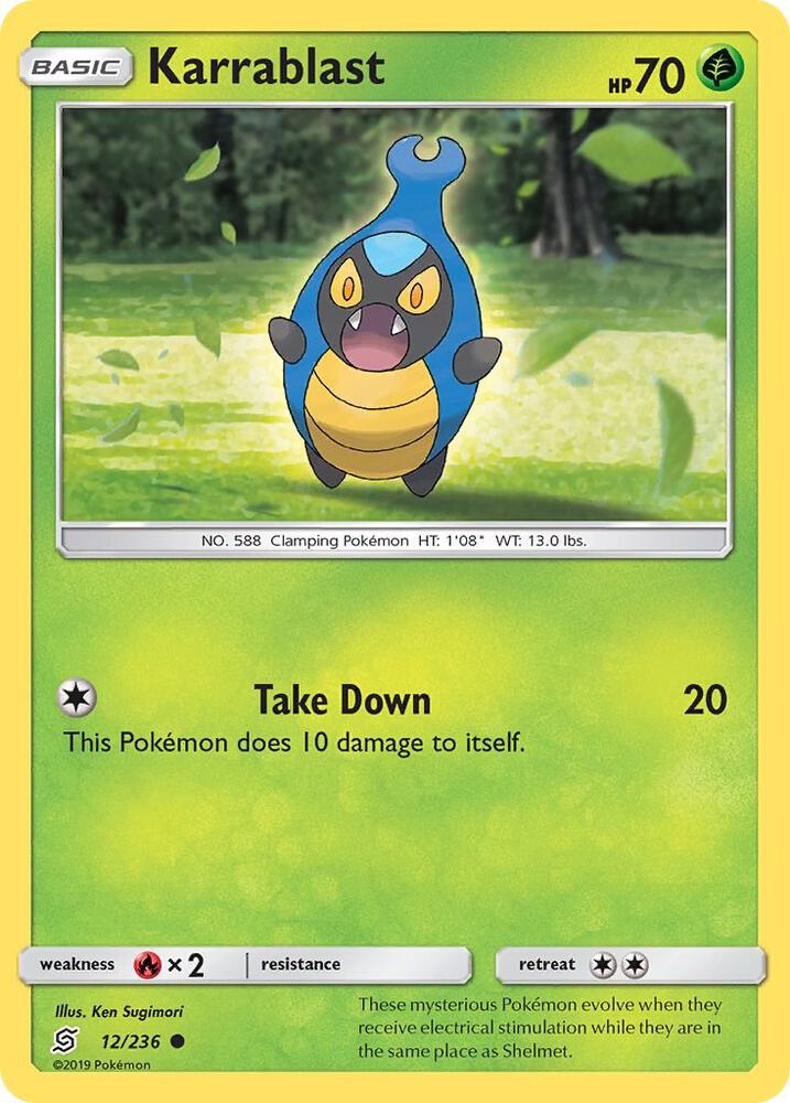 Karrablast 12/236 card from SM - Unified Minds