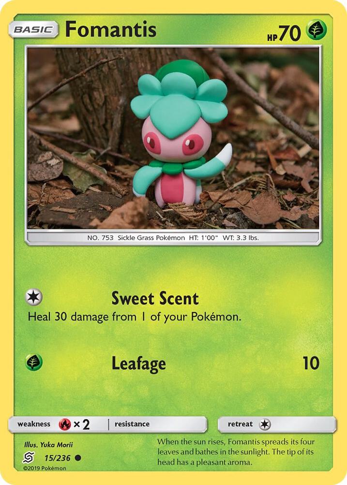 Fomantis 15/236 card from SM - Unified Minds