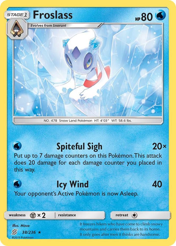 Froslass 38/236 card from SM - Unified Minds