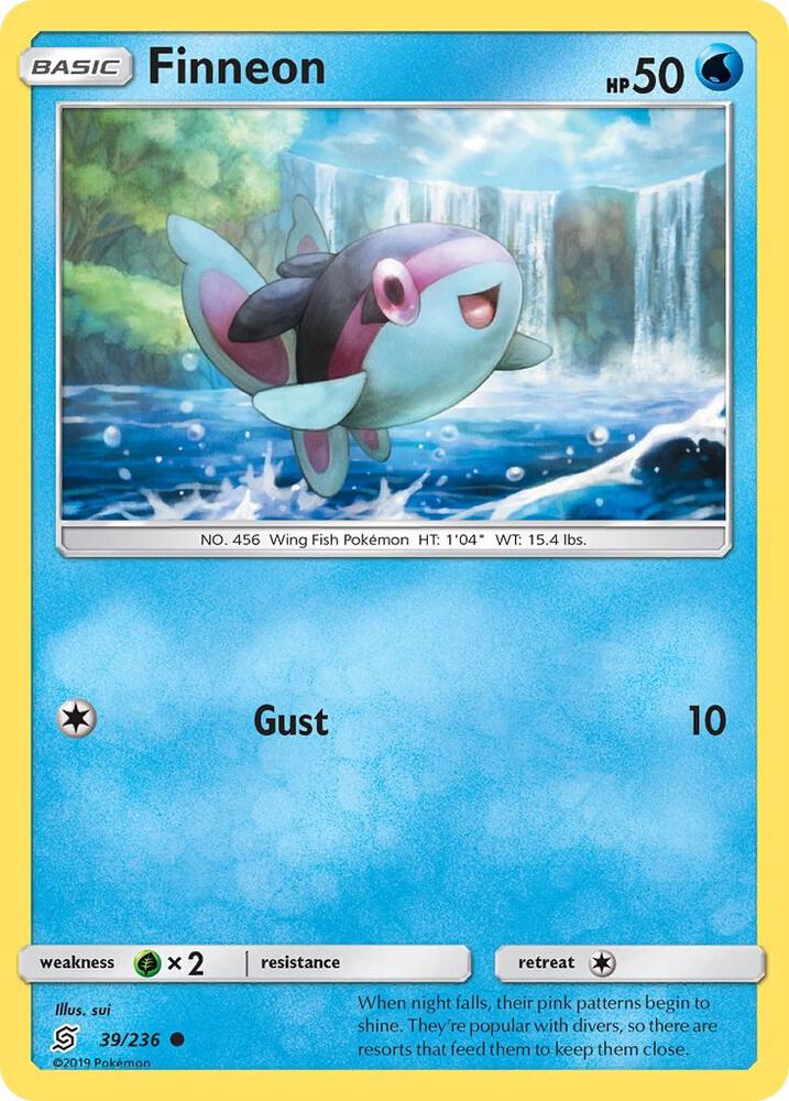 Finneon 39/236 card from SM - Unified Minds