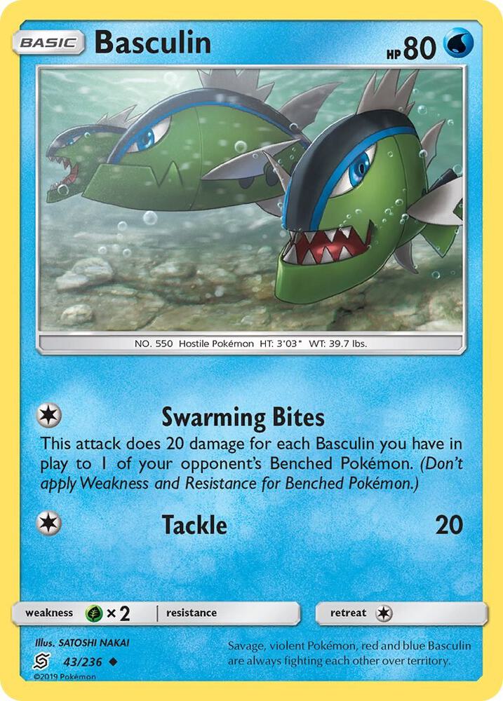 Basculin 43/236 card from SM - Unified Minds