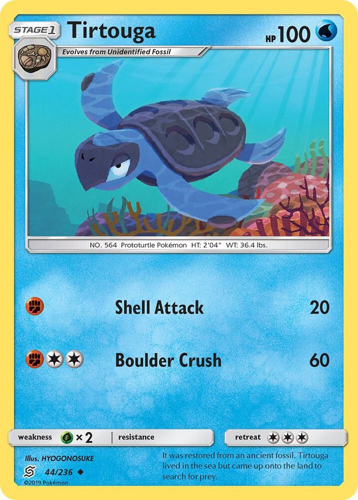 Tirtouga 44/236 card from SM - Unified Minds