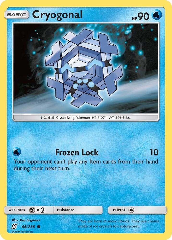 Cryogonal 46/236 card from SM - Unified Minds