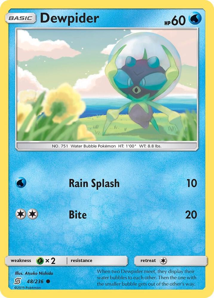 Dewpider 48/236 card from SM - Unified Minds