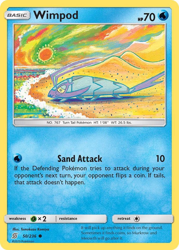 Wimpod 50/236 card from SM - Unified Minds