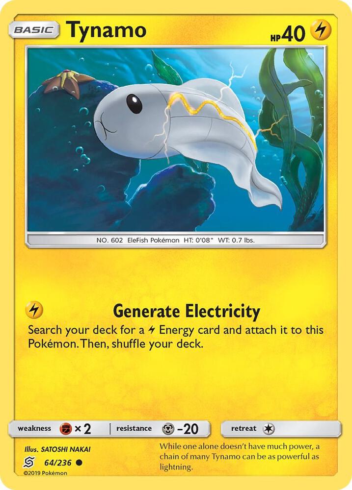 Tynamo (64) 64/236 card from SM - Unified Minds