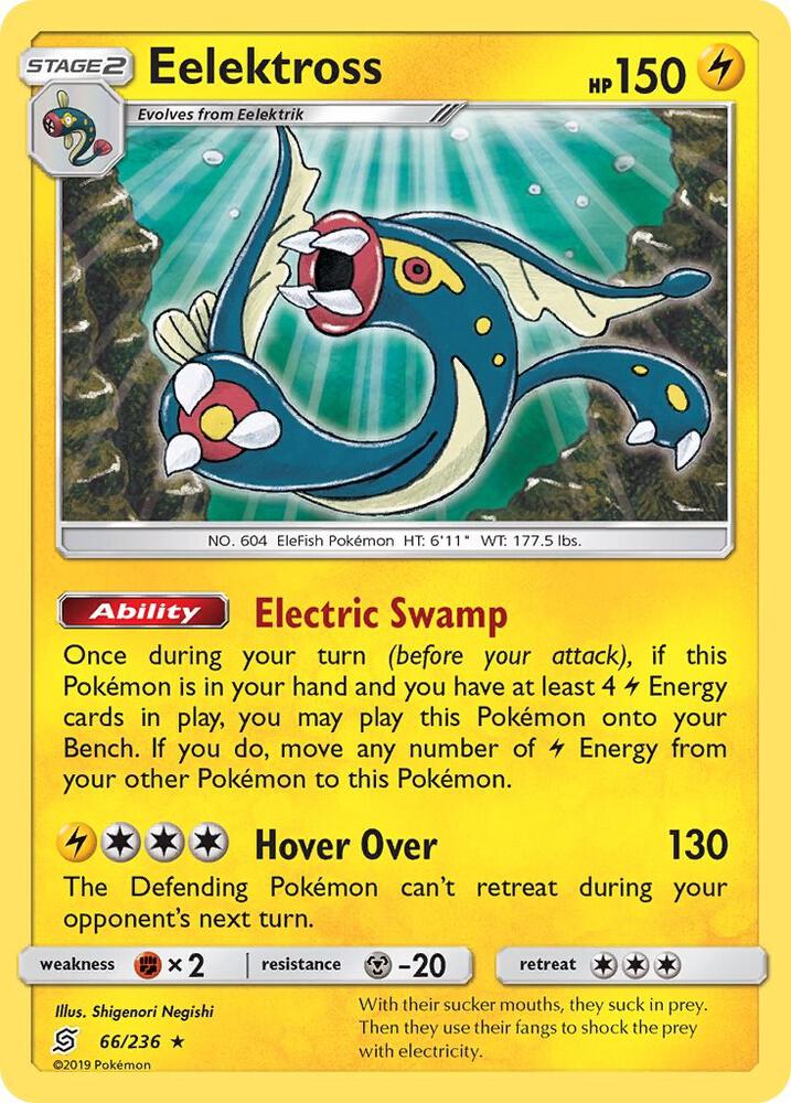 Eelektross 66/236 card from SM - Unified Minds
