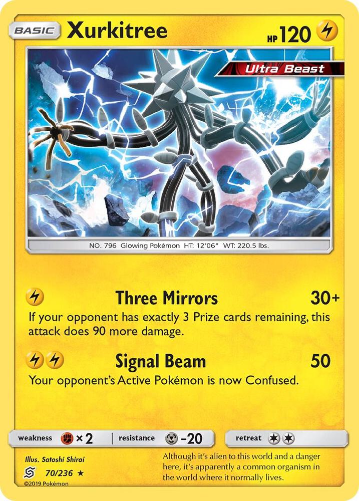 Xurkitree 70/236 card from SM - Unified Minds