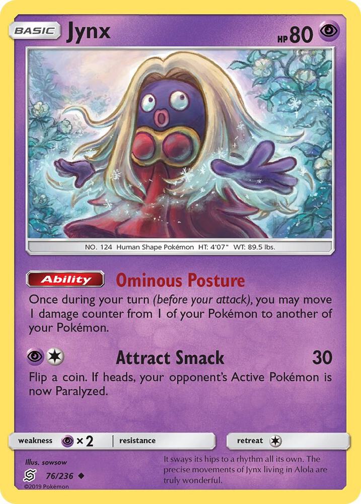 Jynx 76/236 card from SM - Unified Minds