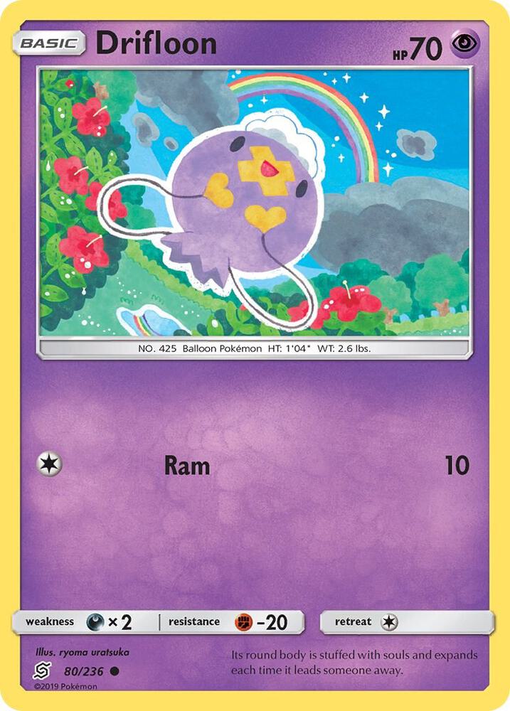 Drifloon 80/236 card from SM - Unified Minds