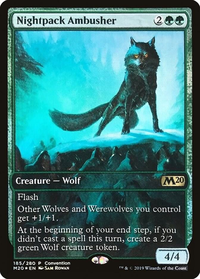 Nightpack Ambusher (2019 Convention Exclusive) 185 card from Media Promos