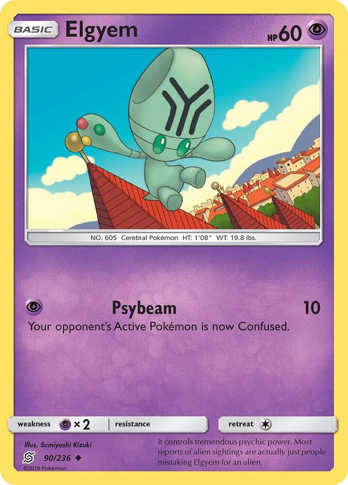 Elgyem 90/236 card from SM - Unified Minds