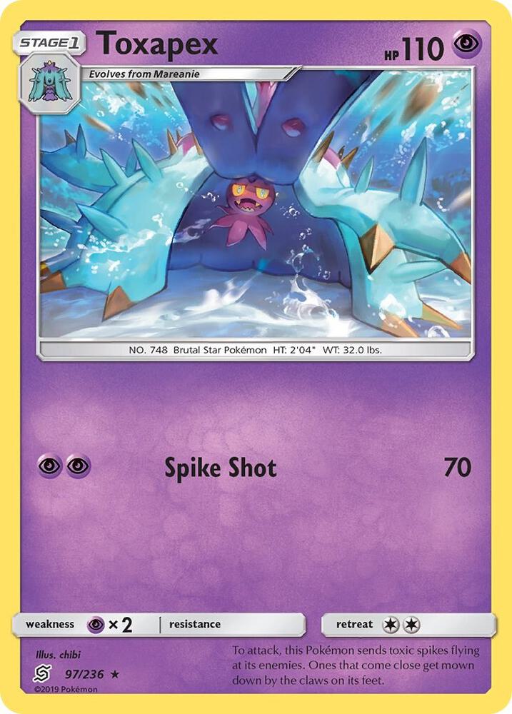 Toxapex 97/236 card from SM - Unified Minds