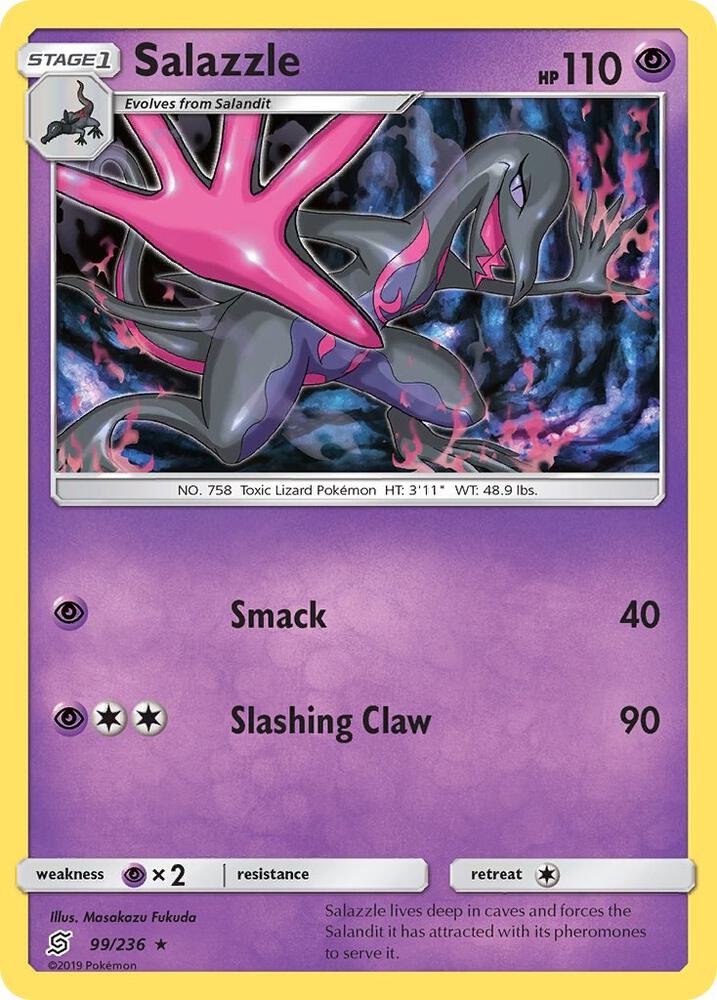 Salazzle (99) 99/236 card from SM - Unified Minds