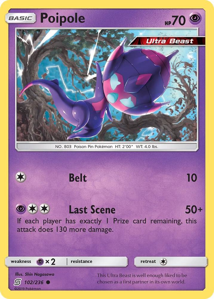 Poipole 102/236 card from SM - Unified Minds